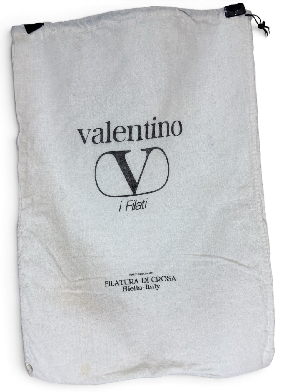 Vintage Valentino i Filati Filatura di Crosa Italy Drawstring Yarn Bag
